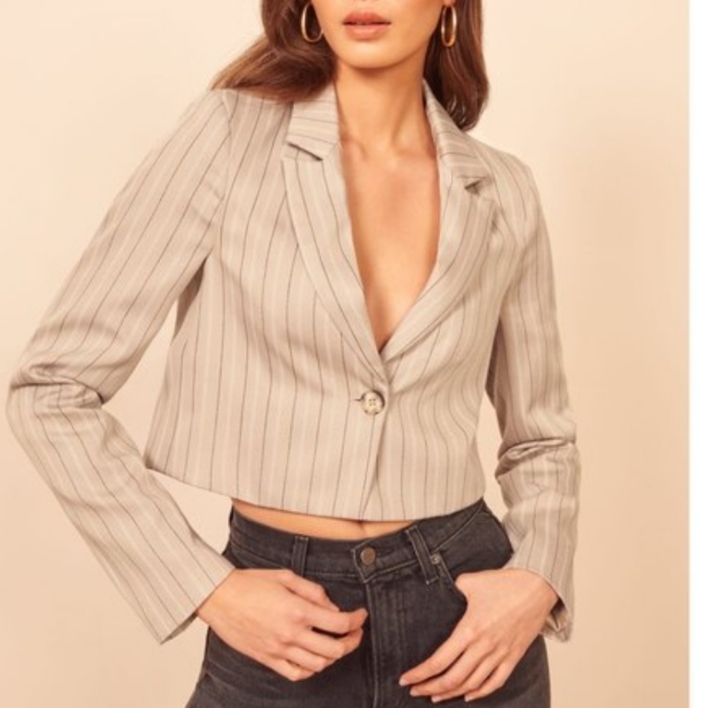 Reformation Bateman blazer russ xs